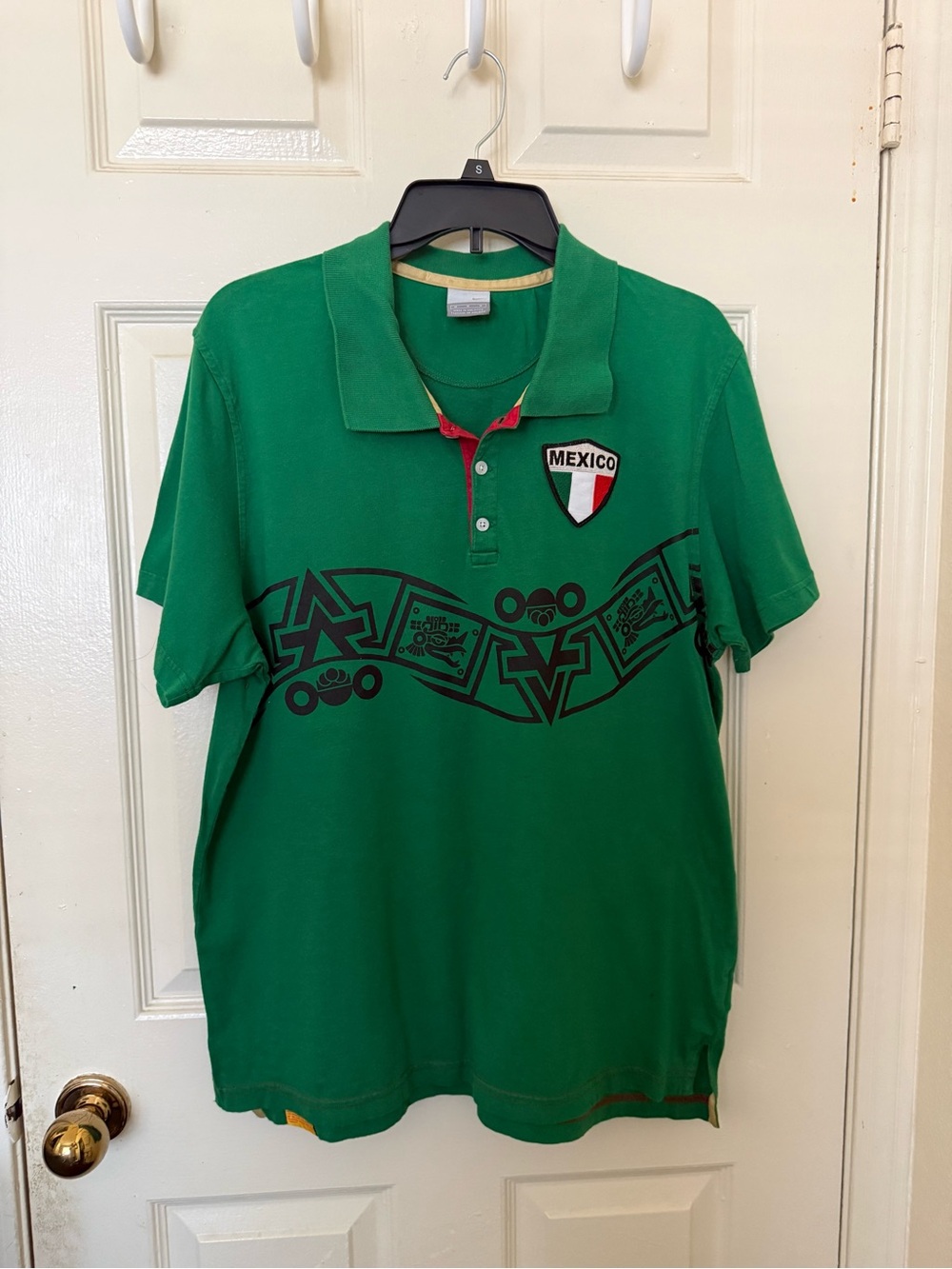 Nike Mexico Green Polo Jersey  Shirt National Team Soccer Vintage 90’s M.